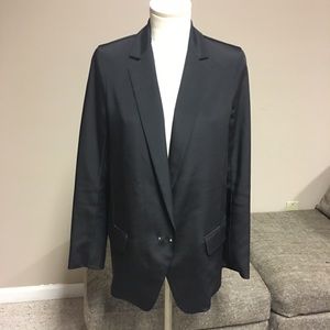 Kimora Lee Simmons Designer Black Silk Tux Jacket